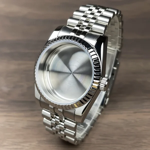 36mm/39mm Boîtier Acier NH35 Verre Saphir